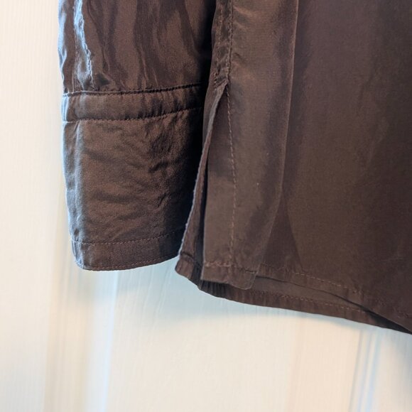 Banana Republic all silk utility shirt - Picture 8 of 9